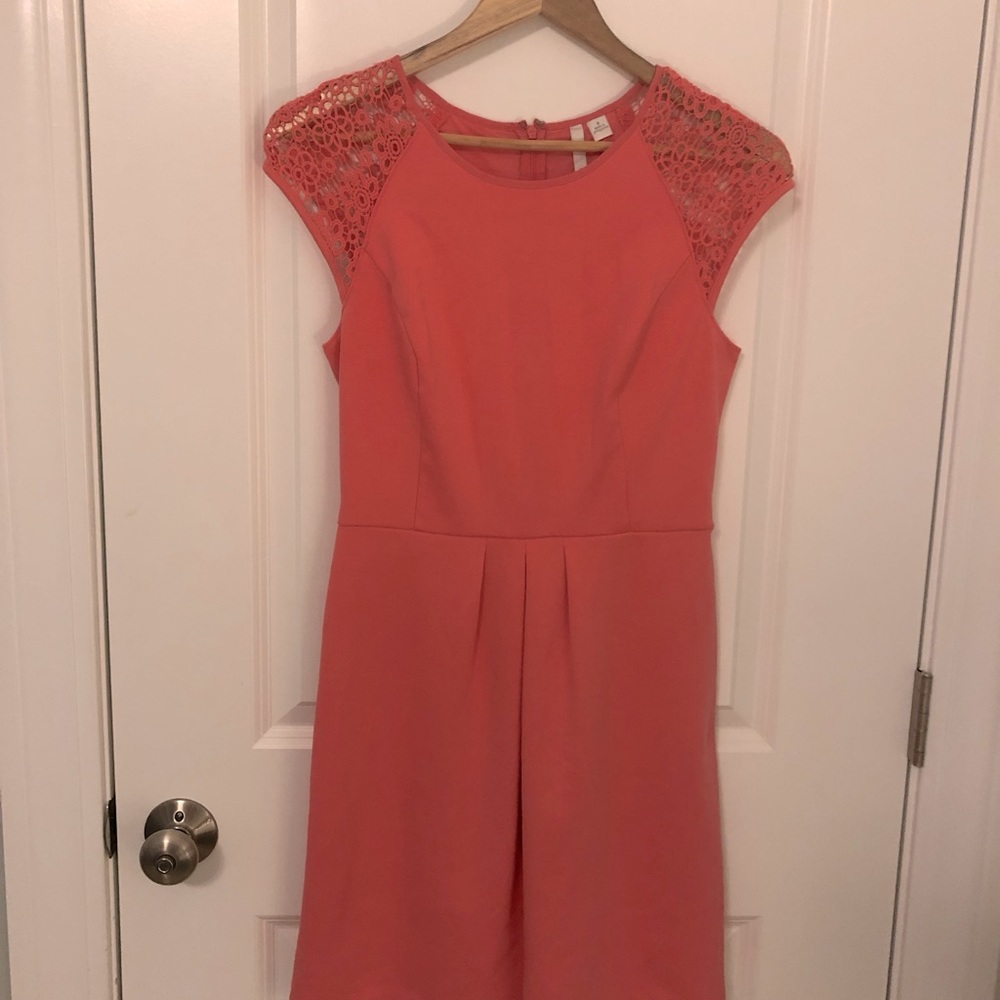 Coral dress